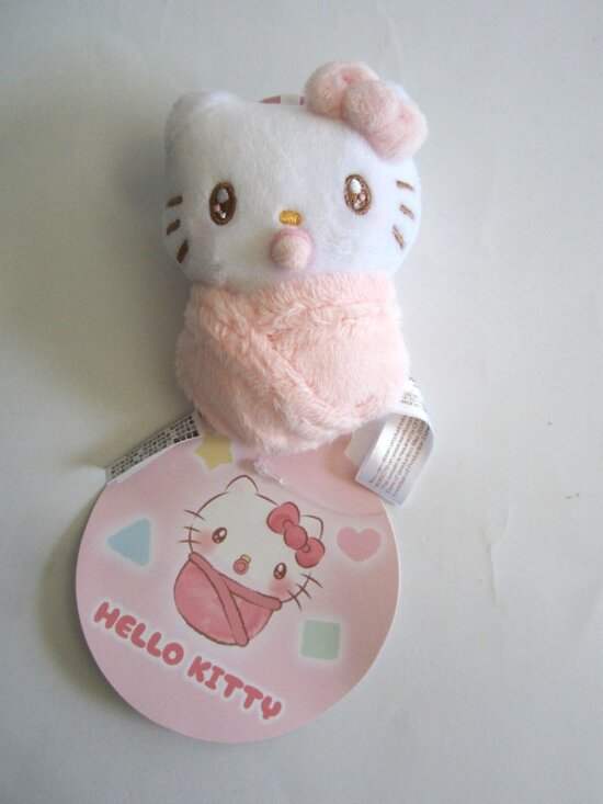Sanrio Other - Hello Kitty Baby Pacifier Pink Toy Plush Keychain NEW